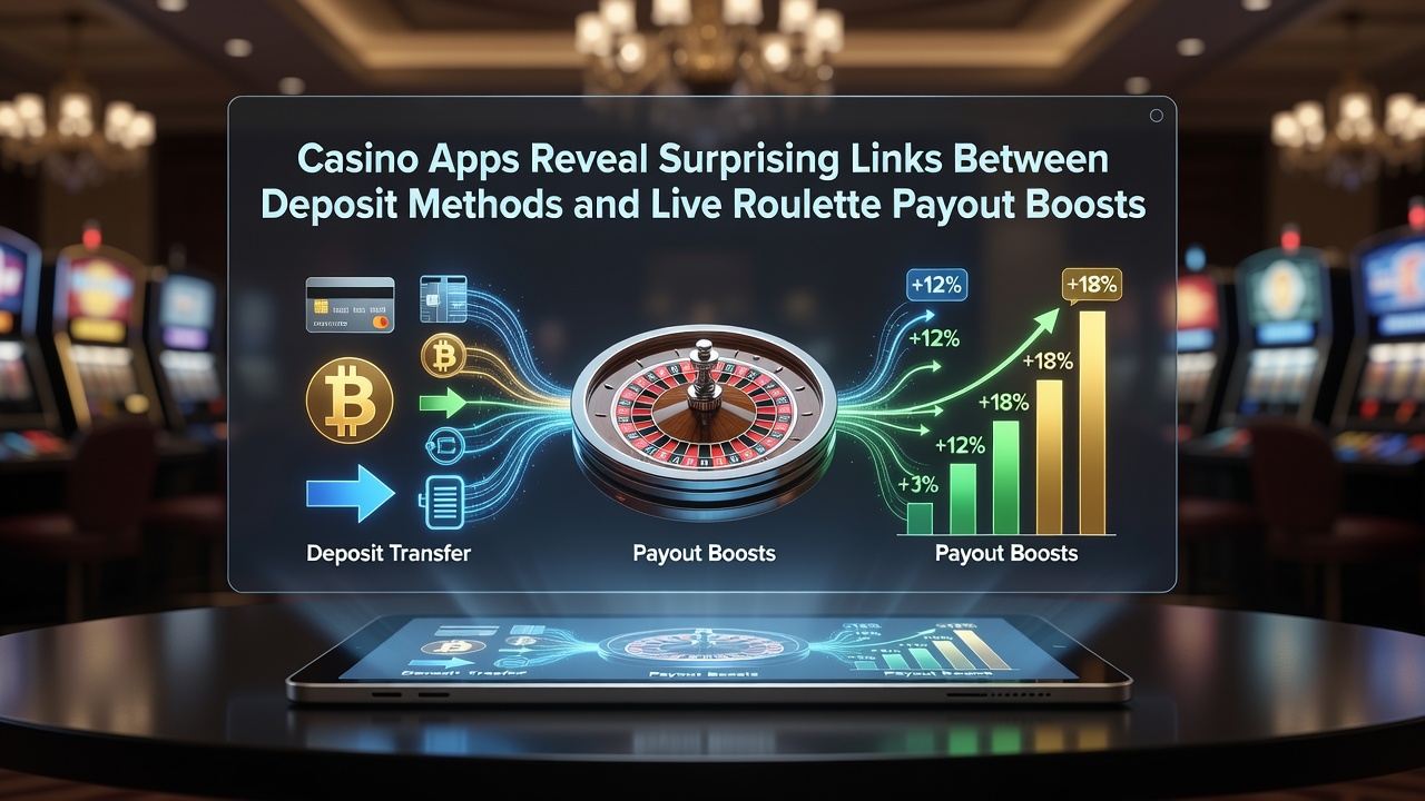 Casino-Apps zeigen Verbindungen zwischen Einzahlungsmethoden und Roulette-Boosts