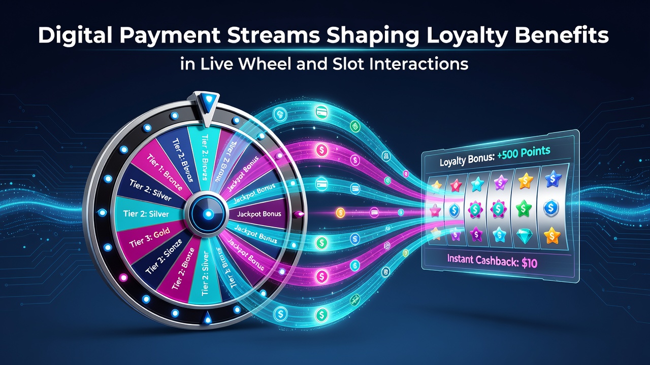 Digitale Zahlungsströme und Loyalitätsvorteile in Live-Wheel- und Slot-Plattformen