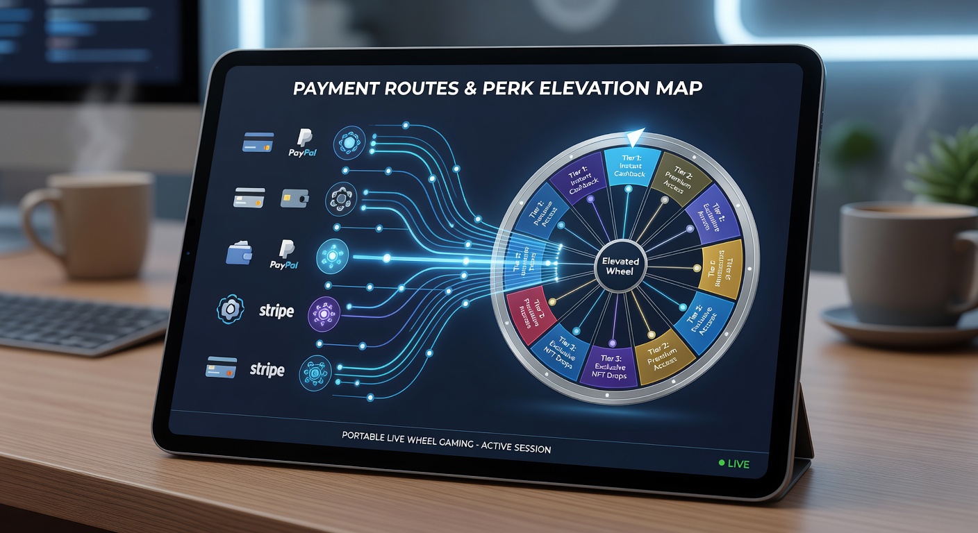 Illustration der Integration von Zahlungsrouten mit VIP-Belohnungen in portablen Live-Gaming-Apps