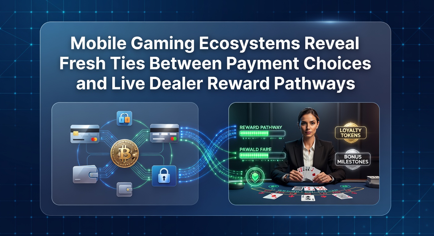 Darstellung mobiler Gaming-Ökosysteme mit Verknüpfungen von Zahlungsoptionen und Live-Dealer-Belohnungen