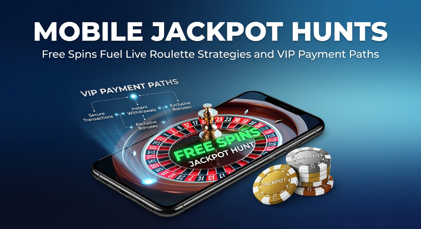 Smartphone mit Live-Roulette-App und drehendem Jackpot-Rad im Vordergrund, umgeben von Free-Spins-Symbolen