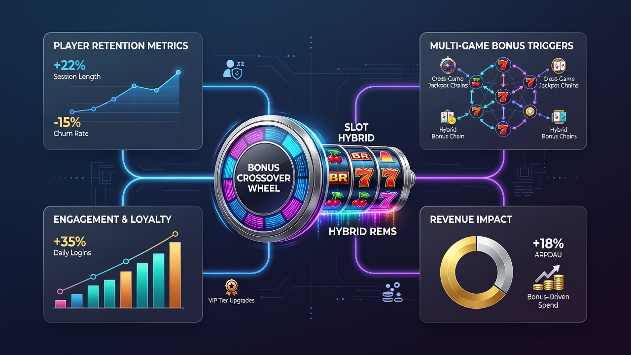 Analyse von Retentionsdaten und Crossover-Effekten in hybriden Glücksspielformaten