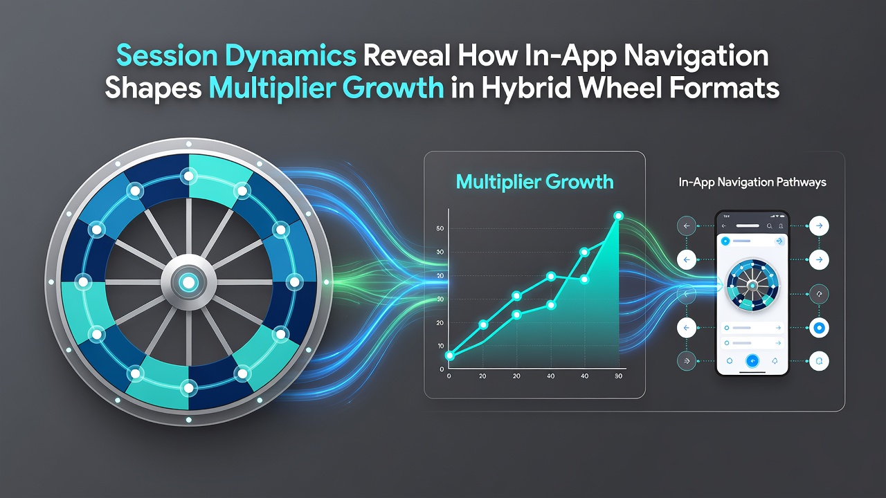 Darstellung von Navigationspfaden und Multiplikatorentwicklung in App-basierten Wheel-Formaten